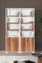 Hanah Home Evm 8201 Blanco y nogal